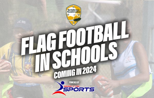 Gridiron Australia and Bring it on Sports Unite - Flag Football in Schools